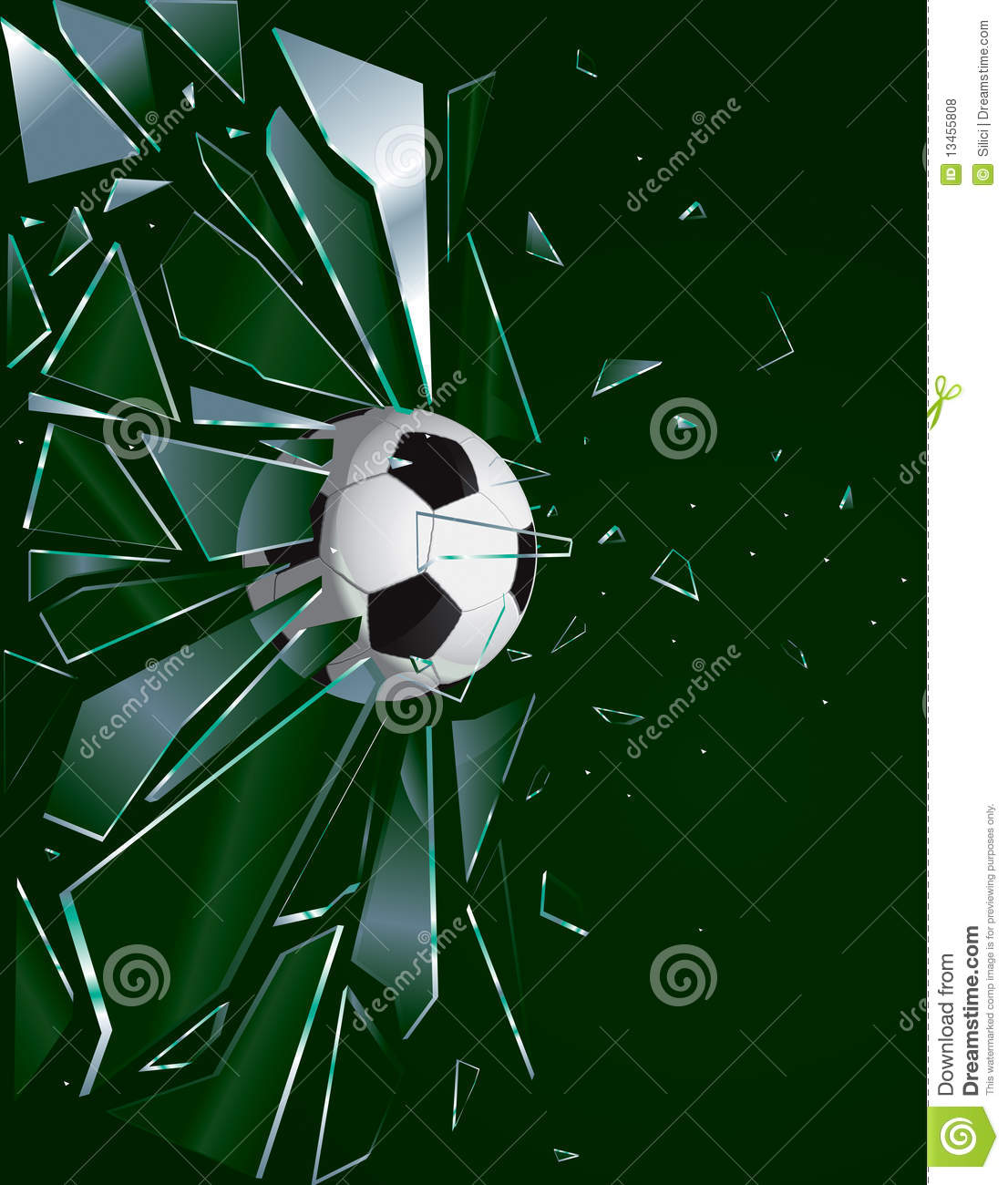 Óculos quebrado no jogo de futebol