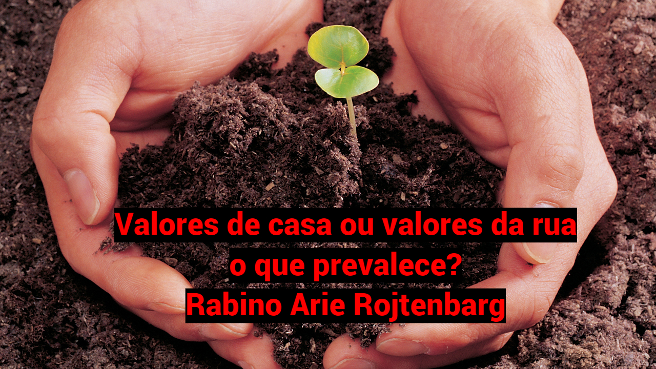 VALORES DE CASA E VALORES DA RUA. O QUE PREVALECE?