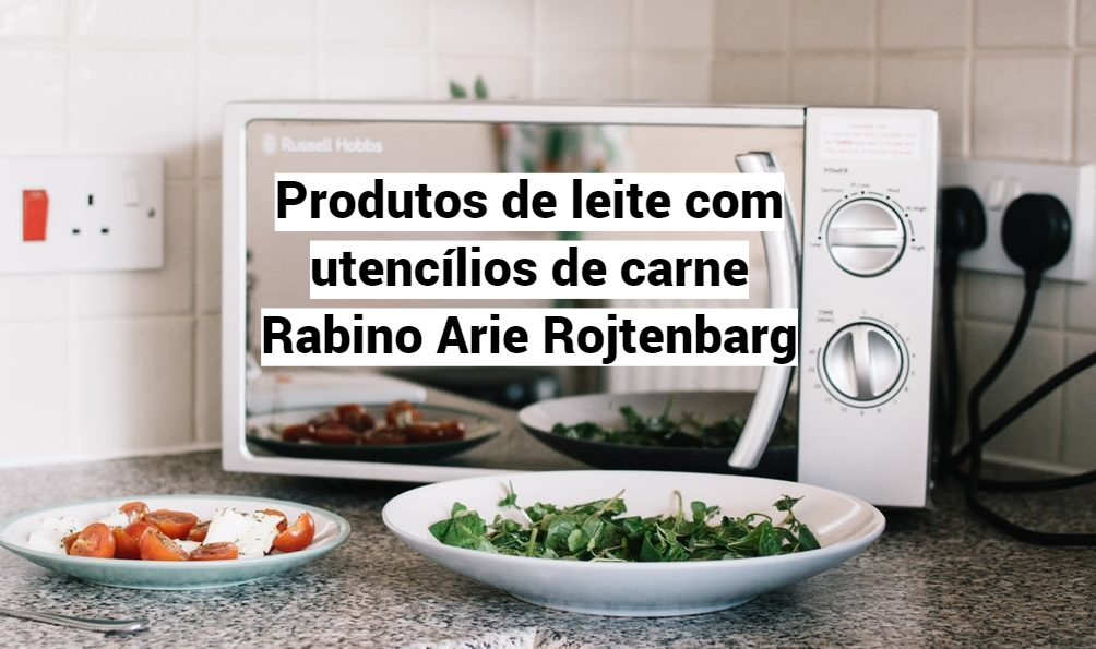 Produtos de leite com utensílios de carne